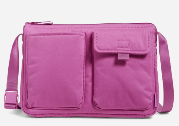 Utility Small Crossbody Bag COLOR Recycled Cotton Rich Orchid – Avenue 550