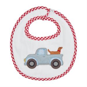 Truck Farm Applique Bib