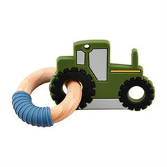 TRACTOR SILICONE TEETHER