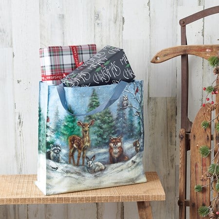 Winter Family Market Tote