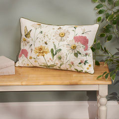 Garden Of Daisies Pillow