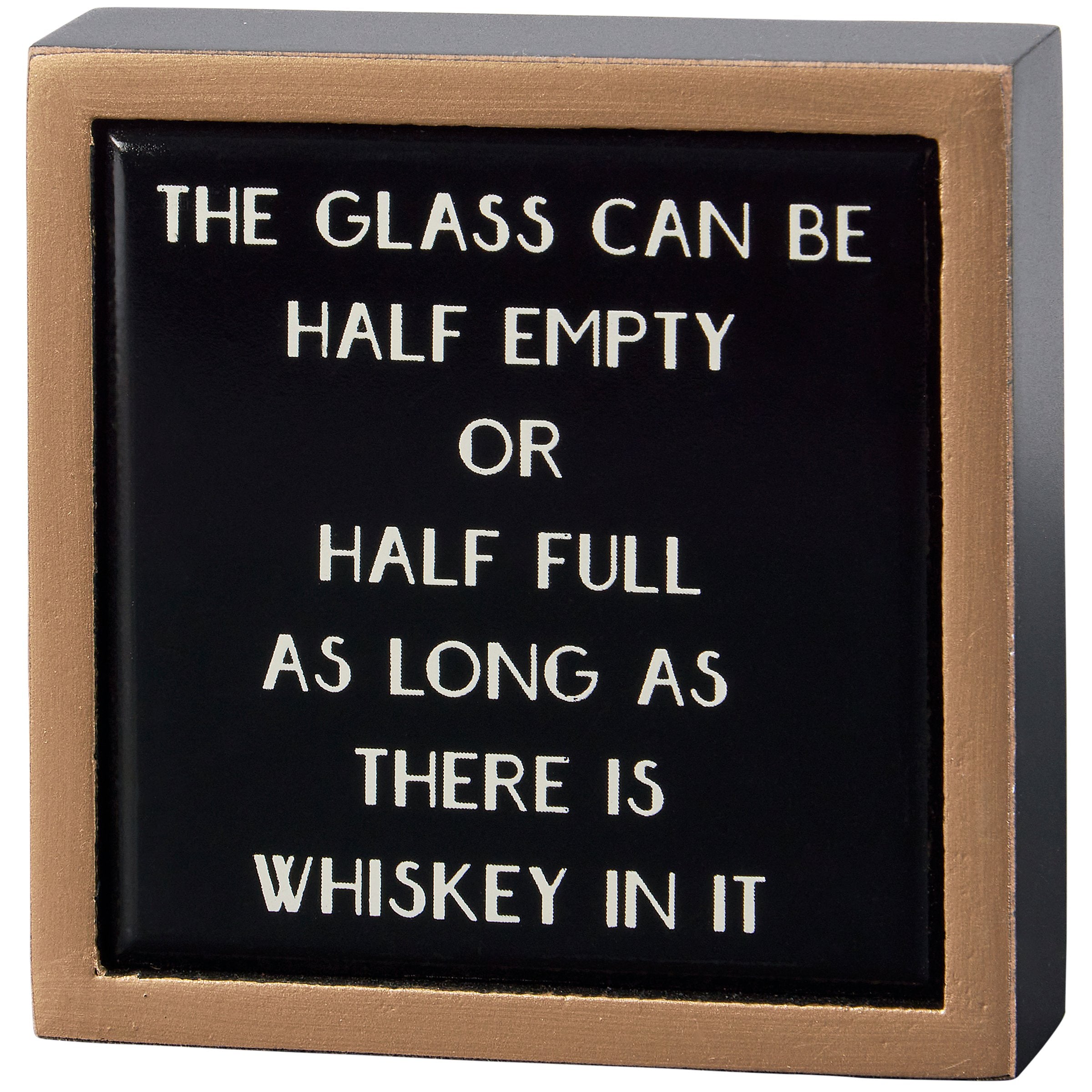 Whiskey In It Box Sign Mini