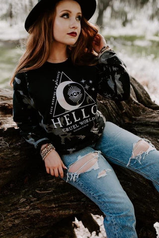 Cruel World Crewneck Sweater