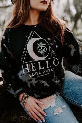 Cruel World Crewneck Sweater