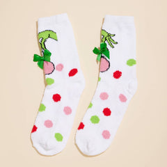 Frem - Christmas Fuzzy Socks Assorted Pack of 4: Assorted / One / 4DS98003