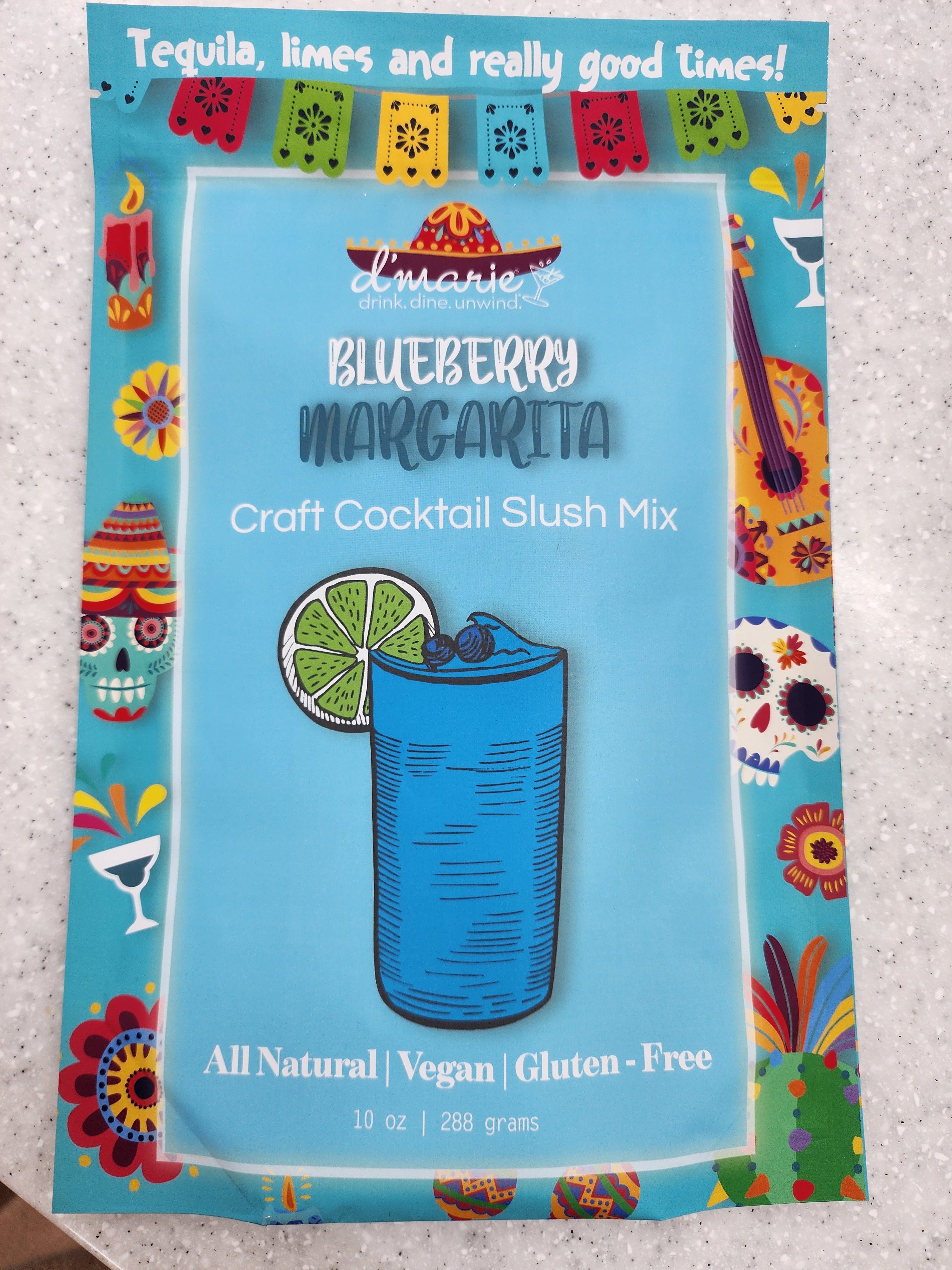 Blueberry Margarita Craft Cocktail Slush Mix