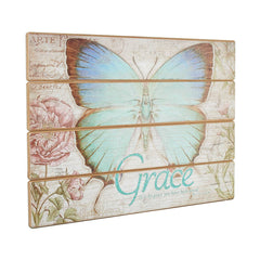 Christian Art Gifts - Wall Art Butterfly Grace Eph. 2:8