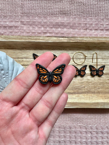 Butterfly Clay Earrings