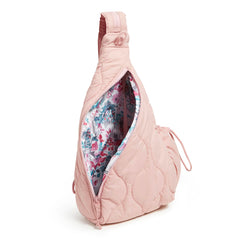 Featherweight Sling Backpack in Featherweight-Rose Quartz