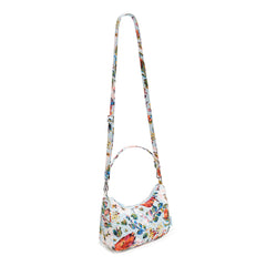 Frannie Crescent Crossbody Bag Sea Air Floral