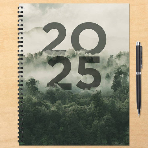 TF Publishing - Paper Goods - 2025 Forest Mist Large Weekly Monthly Planner