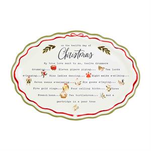 TWELVE DAYS CHRISTMAS PLATTER