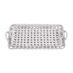 Basket Weave Tray Set