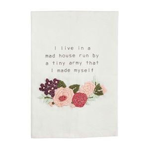 Mad House Funny Mom Towel