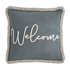 Welcome Boucle Dhurrie Pillow