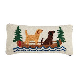 Canoe Dog Pillow