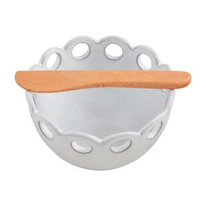 Circle Scallop Dip Bowl Set