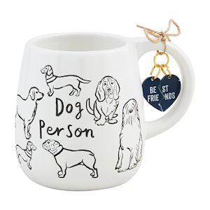 Dog Person Collar Charm Dog Mug