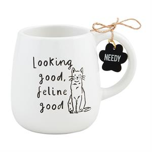 Feline Good Collar Charm Mug