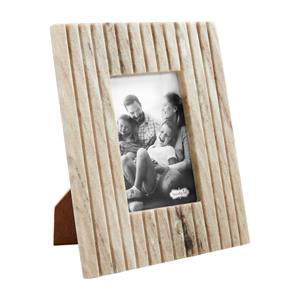 Small Stripe Tan Marble Frame