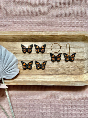 Butterfly Clay Earrings