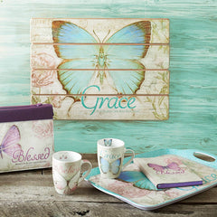 Christian Art Gifts - Wall Art Butterfly Grace Eph. 2:8