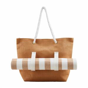 Tan Tote & Mat Set