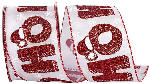 HO HO GLITTER MARLA WIRED EDGE