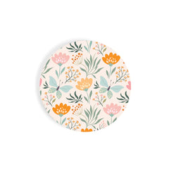 BUTTERFLY FLORAL PATTERN CAR COASTER