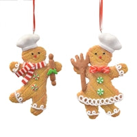 GINGERBREAD BAKING COOKIE ORNAMENT