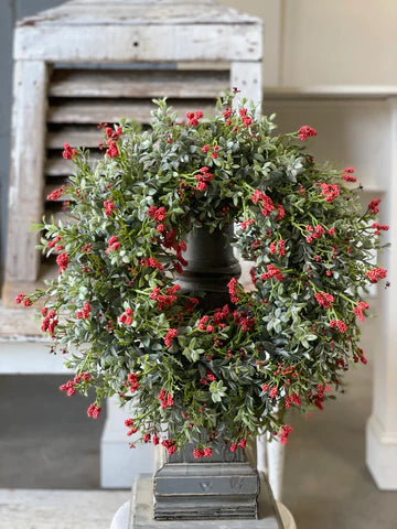 Nottingham Berry Wreath | 20" | Red