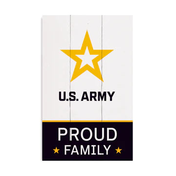 ARMY PROUD FAMILY PALLET DÉCOR