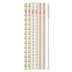 Christmas Crew Reusable Straw Set