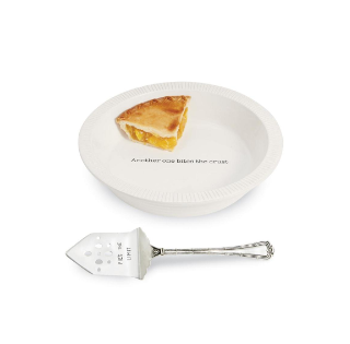 PIE PLATE & SERVER SET