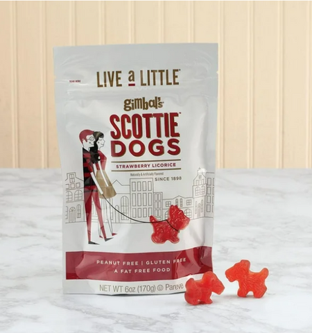 Gimbal's Red Licorice Scottie Dogs, 6oz.