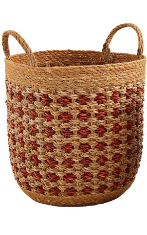 TERRACOTTA & CREAM BASKET