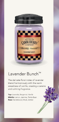 Candleberry Candle- Lavender Bunch