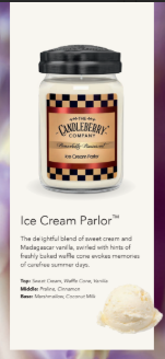 Candleberry Candle-Ice Cream Parlor