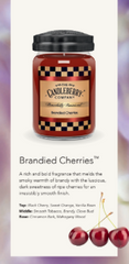 Candleberry Candle-Brandied Cherries