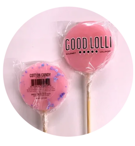 Cotton Candy Lollipop