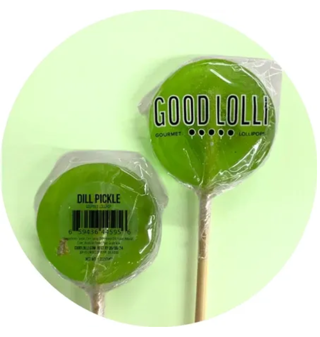 Dill Pickle Lollipop