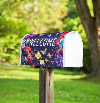 Butterfly Garden Mailbox Cover