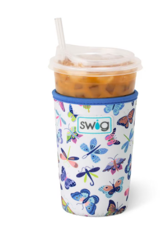 Butterfly Bliss Iced Cup Coolie (Medium)