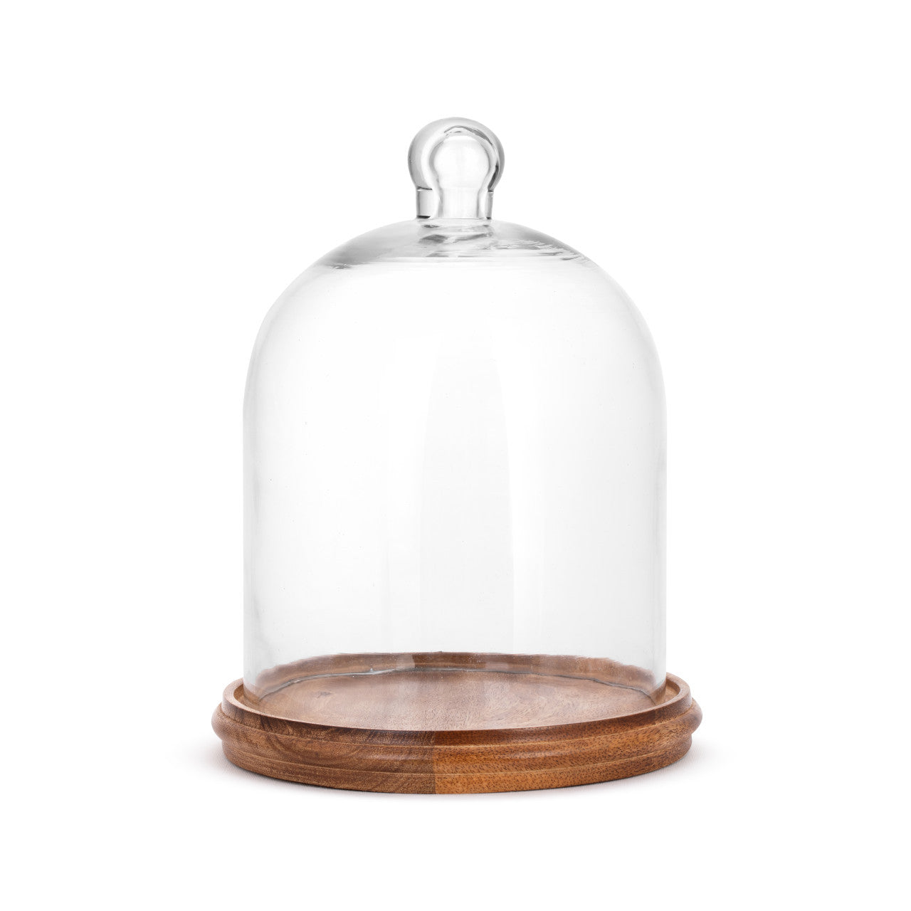 Glass Cloche with Base - Medium