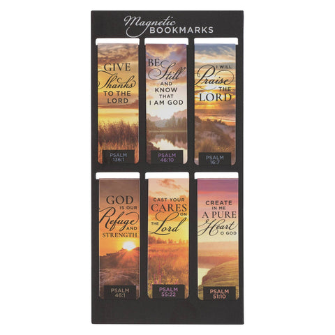 Christian Art Gifts - Magnetic Bookmark set Scenic