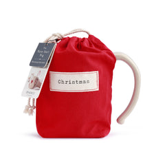 Christmas Heart Mug - Red