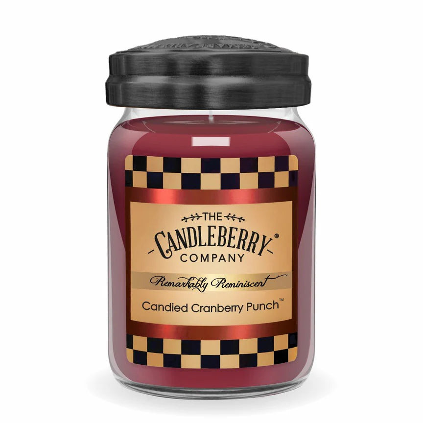 Candleberry Candle- Candied Cranberry Punch