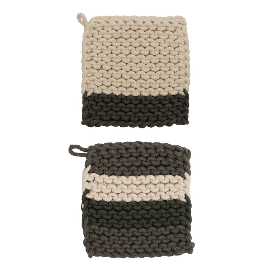 Cotton Crocheted Pot Holder