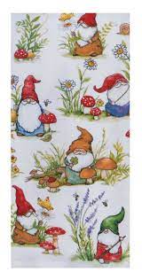 Garden Gnome Tea Towel