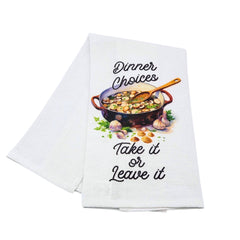 Driftless Studios - Dinner Choices Driftless Cotton Tea Towels - Home Decor